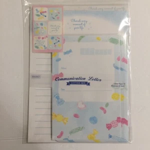 Juego de letras dulces estacionarios caramelos japoneses kawaii papelería - Imagen 1 de 3