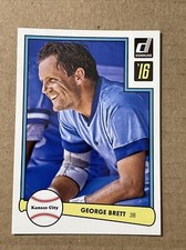 GEORGE BRETT 2016 DONRUSS 82 #D82-43  ROYALS