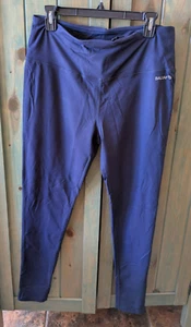 Baleaf High Rise Leggings womens 2Xl (20-22) Navy Blue NWT - Picture 1 of 8