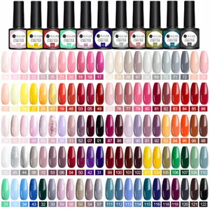 UR SUGAR 172 Colors UV Gel Polish Glitter Purple Top Base Gel Gel Varnish 7.5ml - Picture 1 of 119