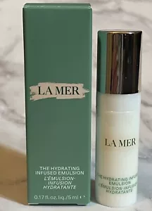 💠LA MER The Hydrating Infused Emulsion Mini .17oz Deluxe Travel Size FREE SHIP - Picture 1 of 3