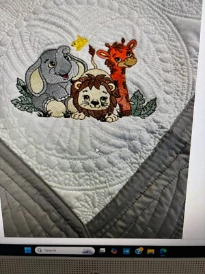 Красивое одеяло для мальчика с монограммой - Изображение 1 из 4