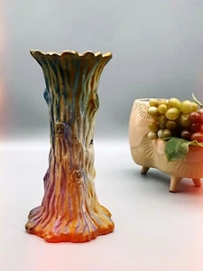VINTAGE "WARDLE OAK" Vase. Reg no 726694 blue/brown: 1927 Royal Cauldron - Picture 1 of 9