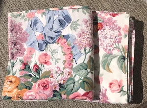 RALPH LAUREN ALLISON BLUMEN STANGE TASCHENVORHÄNGE VORHÄNGE - Bild 1 von 3