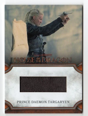 2024 House of the Dragon Season 1 Relic Card RC37 Prince Daemon Targaryen - Image 1 of 3
