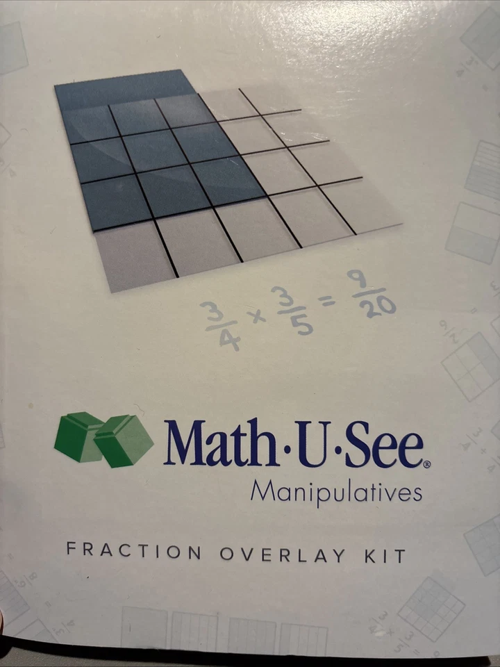 Demme Learning - Math-U-See - Manipulatives: Fraction Overlay Kit - 49 Vinyl Pcs - Image 1 of 4