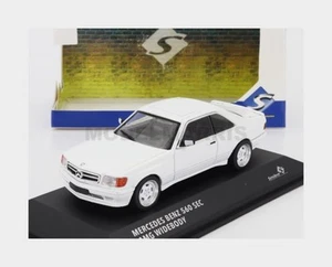 Solid 4310904 Mercedes Benz - S-Class 560SEC AMG (C126) Wide Body 1990 - White - Picture 1 of 2