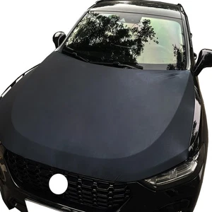 Black Oversized Car Hood Cover 3.3X5FT/6X7FT100% Polyester Elastic 3.3X5FT, 1  - Bild 1 von 5