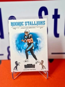 Nfl Panini Trading Cards Jonathon Brooks 2024 Contenders #23 RC, Panthers - Bild 1 von 2