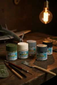 Pintura acrílica Gunze GSI Mr.Hobby color acuoso H301 ~ H340 (10 ml) múltiples opciones - Imagen 1 de 43