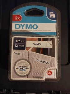 DYMO D1 1926208 Label Maker Tape 1/2" X 23ft  - Picture 1 of 2
