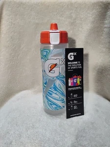 Gatorade pod gx plastic bottle 30 oz NEW Marble Blue White - Picture 1 of 6