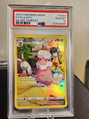 2022 POKEMON SWORD & SHIELD SILVER TEMPEST #TG03 FLAAFFY PSA GEM MINT 10 - Image 1 of 3