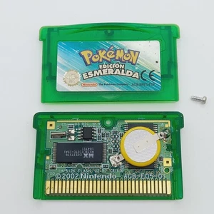 POKEMON ESMERALDA PAL ESPAÑA NINTENDO GAME BOY GAMEBOY ADVANCE ORIGINAL mint - Picture 1 of 6