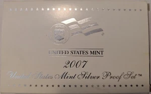 2007 U.S. Mint Silver Proof Set - 14 Coins With OGP & COA - Picture 1 of 4