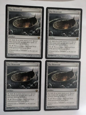 4 Myr Reservoir Scars of Mirrodin MTG NM Free shipping with tracking - Image 1 of 2