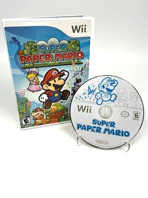 Super Paper Mario - Nintendo Wii 2007 - Disc & Case - No Manual - Very Good - Image 1 of 4