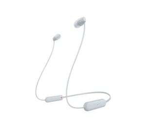 Sony WI-C100 Headset Wireless In-ear Calls/Music Bluetooth White - WIC100W.CE7 - Picture 1 of 3