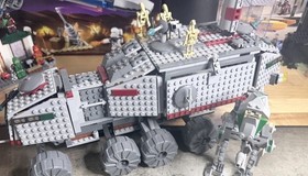 LEGO Star Wars: Clone Turbo Tank (7261) No Minifigures + Clone Scout Walker 7250