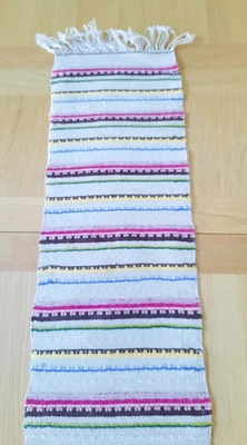 Vintage Scandinavian woven table runner - Image 1 of 4