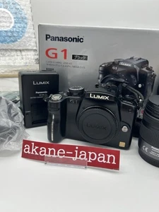 Lumix DMC-G1 Digital Camera Blue / G Vario 14-42mm f/3.5-5.6 ASPH Mega OIS Lens - Picture 1 of 17