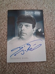 twilight Zone autograph Theodore bikel A-30 next dimension Rittenhouse Mint - Picture 1 of 2