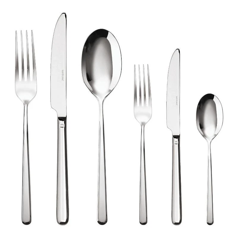 Sambonet Besteck 36 Tlg linear Edelstahl 18/10