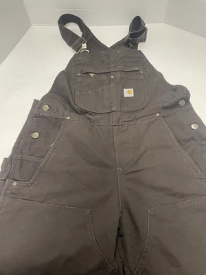 CARHARTT OR4031 WOMEN'S SMALL RELAX FIT OVERALLS - Image 1 of 4