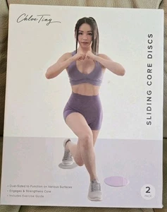 Chloe Ting doppelseitige Gleitkern Verstärkungsscheiben 2 Stück Hartholz/Teppich NEU - Bild 1 von 2