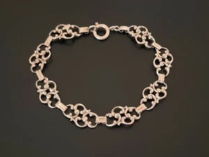 Original Art Déco SILBER 800 Armband Signiert Meisterzeichen Antik Schmuck  - Bild 1 von 13