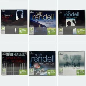 6x Ruth Rendell Complete & Unabridged Bolinda Audio Novel CDs - New & Sealed - Picture 1 of 24
