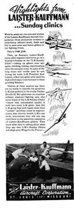 DOS anuncios de aviones planeadores Laister-Kauffman 1944/1945 5/2/2025 k - Imagen 1 de 2