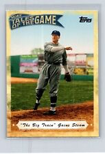2010 Topps Update #MTOG-10 Walter Johnson More Tales of the Game