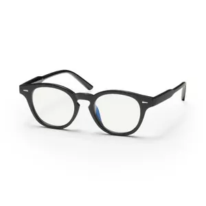 New 2024 MUJI UV400 Cut Blue Light Compatible Boston Type Sunglasses Black - Picture 1 of 5