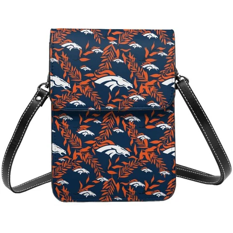 Denver Broncos Small Cell Phone Purse One Shoulder Travel Bag,fans Gift Cover
