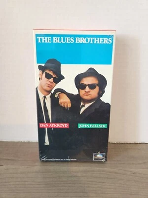 Blues Brothers (VHS, 1990) John Belushi Factory Sealed MCA With Water Marks - Image 1 of 4