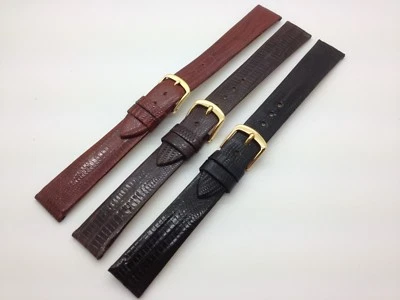 16mm up to 20mm MS969 Hadley Roma Teju Lizard Genuine Leather Watch Band - Image 1 of 2