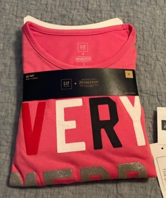 Gap Kids and Pendleton Very Merry Pijama Set Niñas 8 Cuadros Rosa y Azul Marino Foto 1 de 4