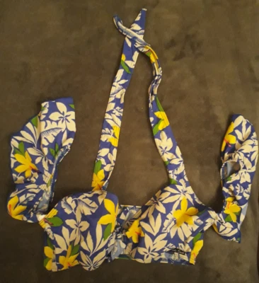 Uncle Sam Bikinioberteil mit abnehmnbare Ärmelchen Gr.L Neu - Bild 1 von 4