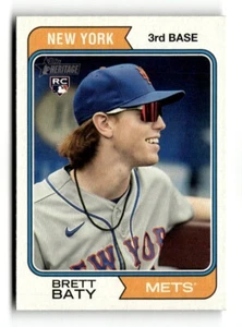 2023 Topps Heritage - #265 Brett Baty (RC) - Foto 1 di 2