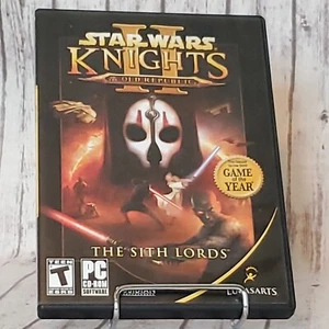 EUC Star Wars Knights Of The Old Republic PC Game - The Sith Lords - 4 discs - Photo 1/8