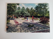CARTOLINA 'FIUGGI FONTE - FONTE ANTICOLANA - MINIGOLF' VIAGGIATA/ANIMATA (1967)