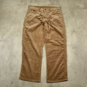 Wrangler Terciopelo Pana Pantalones Marrón 31 - Imagen 1 de 6