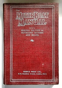 Motorboat Manual compiled by staff of "The MotorBoat" (HB 1930's?) - Picture 1 of 2