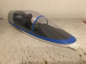Freewing Zeus RC 90mm EDF Jet Blue Cockpit Canopy Excellent Condition Quick Ship - Picture 1 of 4