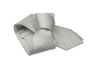 Corbata Blanca De Seda Ceremonia Armadura Box - Imagen 1 de 2