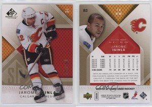2007-08 SP Game Used Edition Gold /100 Jarome Iginla #83 HOF