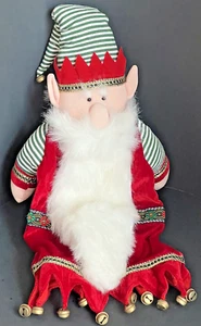 Weihnachten um die Welt Jingle Elfe Flaschenhülle Geschenkpapier Baumspitze hängend - Bild 1 von 8