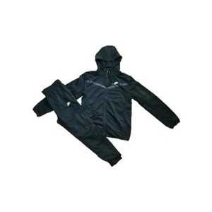 Neu Nike Tech Baumwolle Jogginganzug Reißverschluss Hoodie & Jogginghose Herren schwarz 2XL. Lesen - Bild 1 von 5