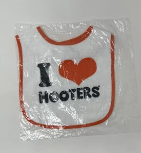 New “I Love Hooters” Infant/Toddler Bib. New/Sealed - Picture 1 of 2